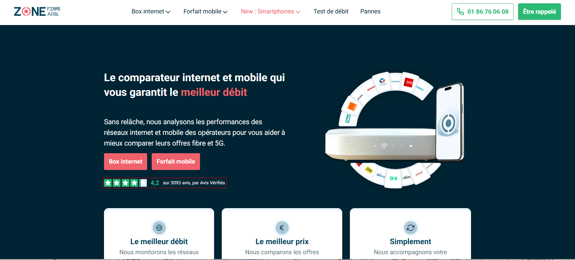 Notre avis sur Zone ADSL : un comparateur vraiment fiable pour choisir sa box internet ?