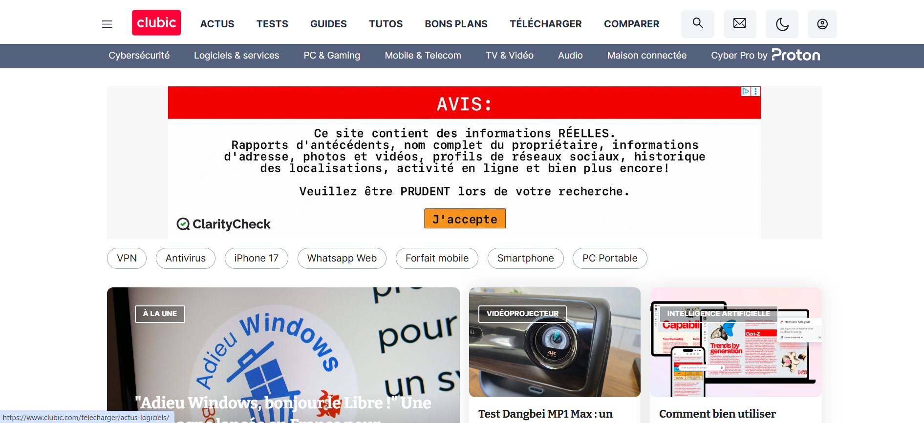 Clubic : le média tech français qui rythme l’actualité numérique depuis 2000